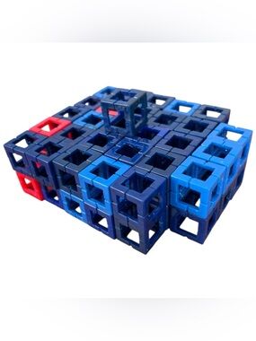 Rokenbok Monorail System: Single 1x1 Blocks, Cubes - Assorted Lot of 57 Cubes